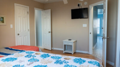 2nd Floor North Bedroom with TV Dauphin Island