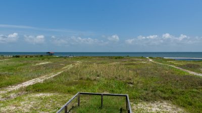 Bay View from back porch Saltaire Dauphin Island Beach Rental