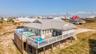 030 Feelin' SaltyPet Friendly Dauphin Island Vacation Rental with Private Pool