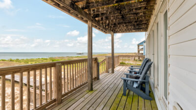 033 Dreamcatcher Covered Back Deck with Beach View