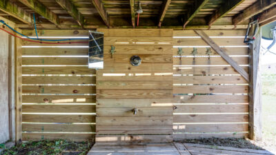 021 Coastal Breeze Outdoor Shower under House