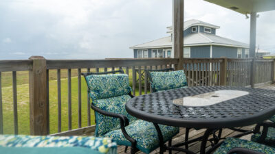 Sea View Cottage Elevated Outdoor Dining Space