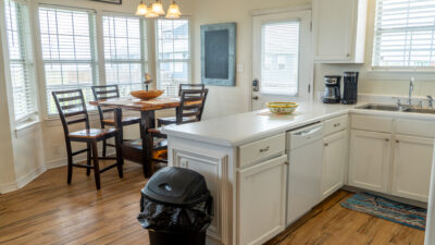 Sea View Cottage Kitchen and Dining Space with Beach View