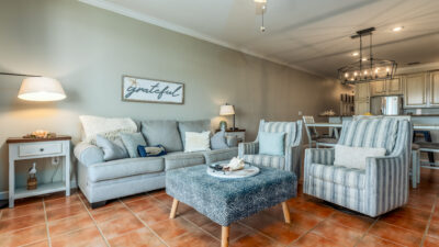 010 Grandma's Condo Living Room Sitting Area Dauphin Island Vacation Condo