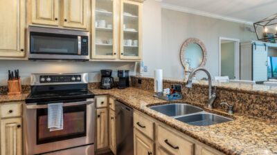 013 Grandma's Condo Kitchen Sink and Raised Bar for Serving or Dining