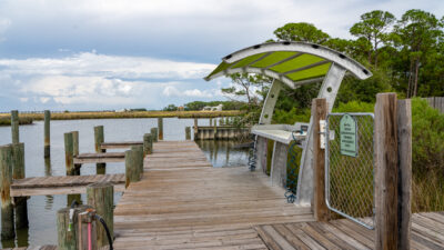 023 Bayou Heron #2B Boat Pier with Fish Cleaning Station