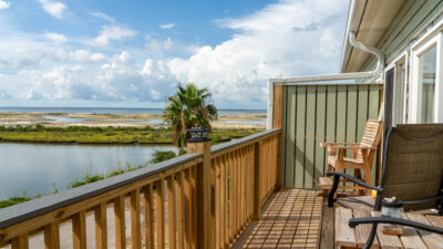 Bayou Heron #2B Balcony with Bay View