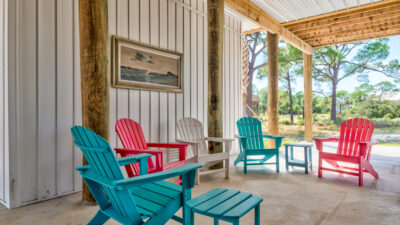 024 Sunset Blessing Outdoor Living Space Under House