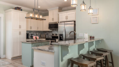 007 Still Waters Kitchen Island with Bar Seating