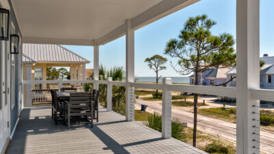 026 Sandy Clam V Covered Front Porch with Gulf View